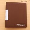 Large Capacity Leather Perforated Loose-Leaf Contract Folder