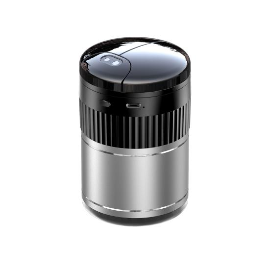 Ashtray Automatic Opening Closing Infrared Sensor USB Rechargeable Smokeless Light-Sensitive Mirror Ashtray Interior Accessory