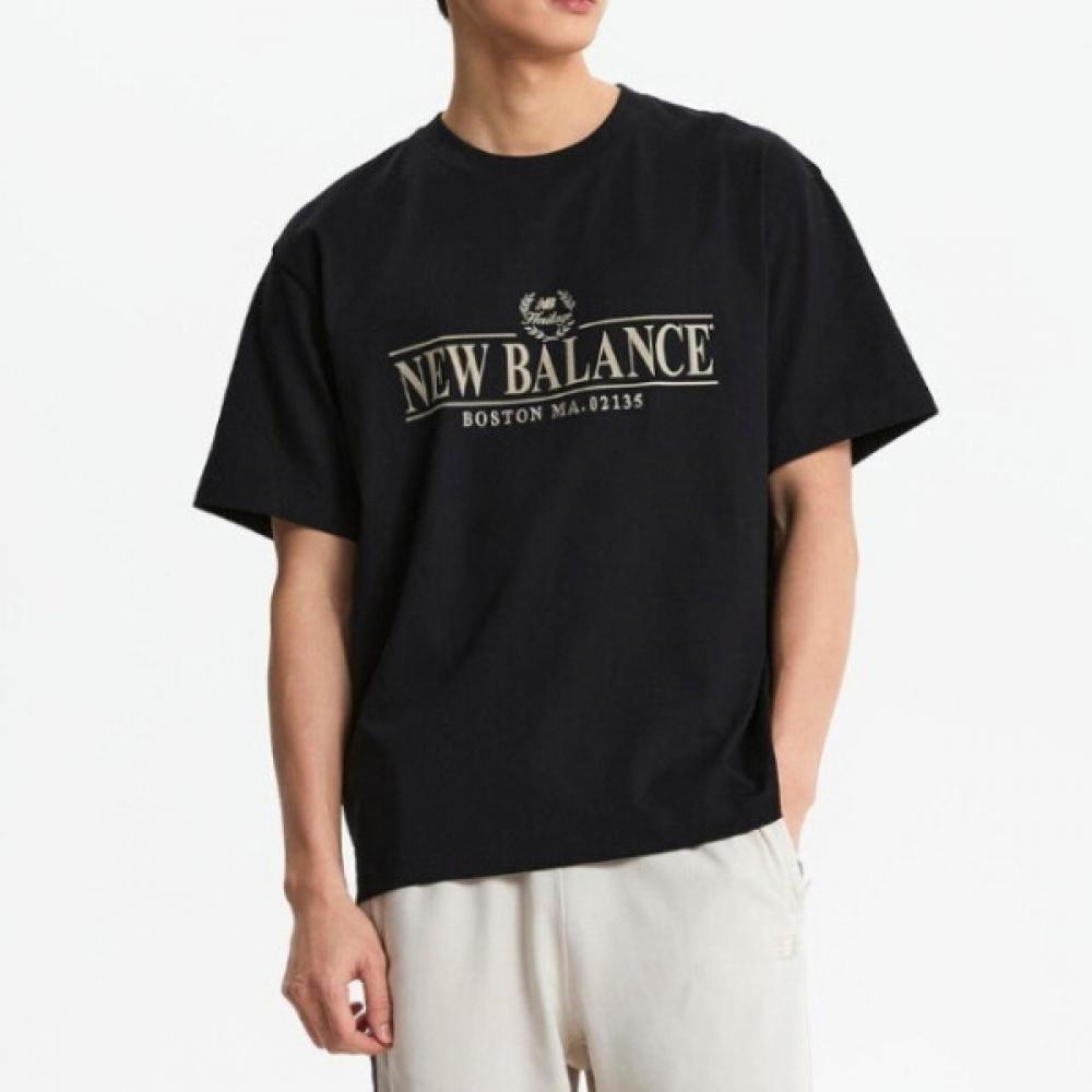 

New Balance Футболка Nqj Nbnef21473 19 Uni Heritage Graphic с коротким рукавом Семи 90
