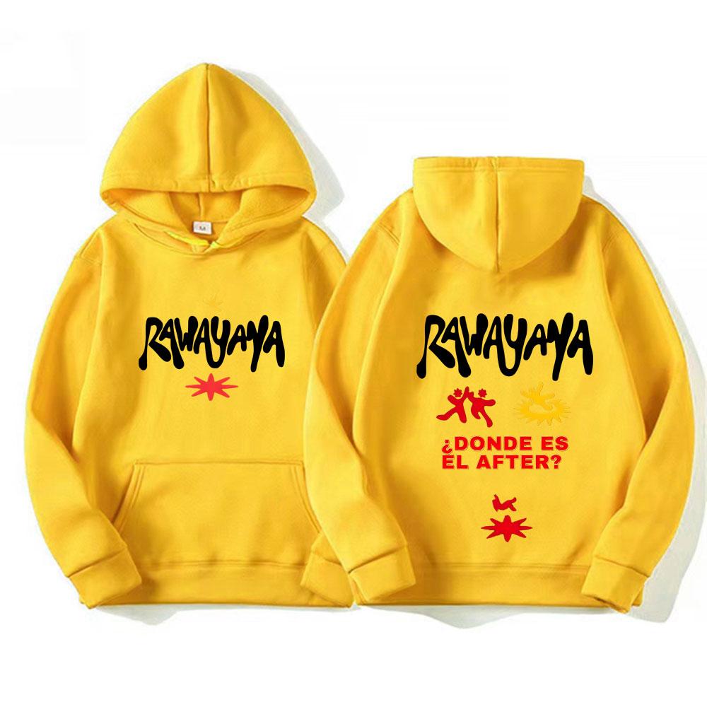 Rawayana Album Tour Grafik Hoodie Herren Damen Heißer Verkauf Übergroß Locker Vintage Lässig Kapuzenpullover