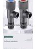 Gun Grey Stainless Steel Three-Way Toilet Water Heater Valve