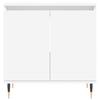 3 Piece Bathroom Furniture Set White Particleboard