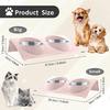 Cat Bowls 2 In 1, Cat Bowls For Food And Water, 15°Bowl Cat Vomiting Bowl For Dogs, Insurance, Trab Prevention, Removable Pet Bowl