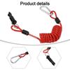 Flexible Coiled Cable for Caravan RV Breakaway Pin Electric Brake System