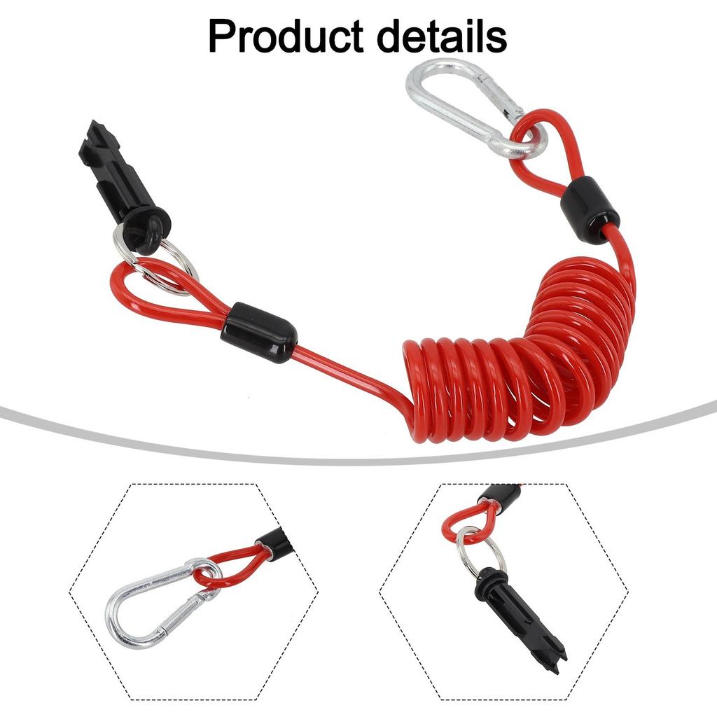 Flexible Coiled Cable for Caravan RV Breakaway Pin Electric Brake System