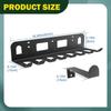 Gym Equipment Storage Rack Bar Wall for Home Jump Ropes Lifting Belt Fitness Bands Barbell