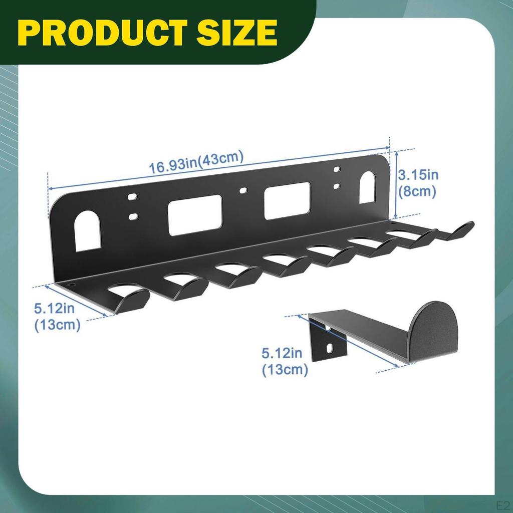 Gym Equipment Storage Rack Bar Wall for Home Jump Ropes Lifting Belt Fitness Bands Barbell