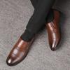 Men's Shoes Classics Business Dress Shoes Breathable Hollowed Out Leather Shoes for Men Casual Driving Shoe Pointed Toe Loafers