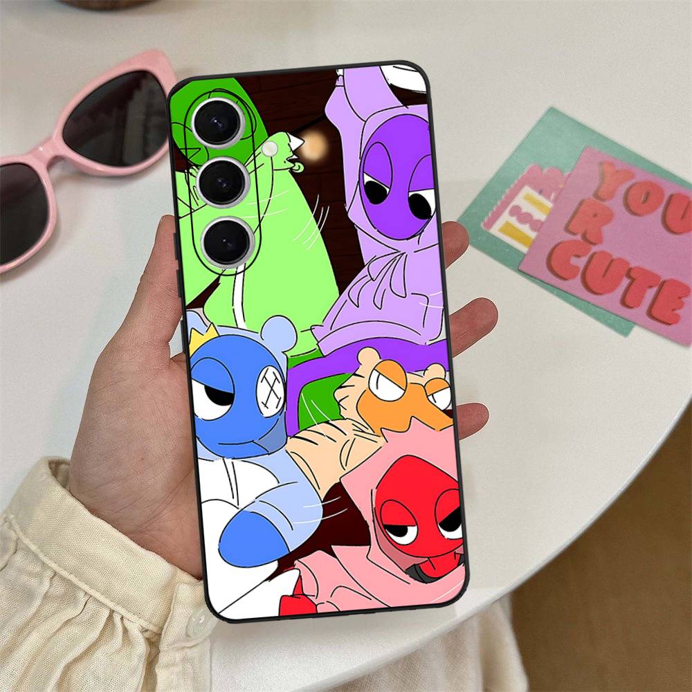 Cartoon R-Rainbow Friends Phone Case For Samsung S 24 Fe 25 Ultra Plus 20 Lite 21 30 22 23 24 22 Ultra 5G Fundas