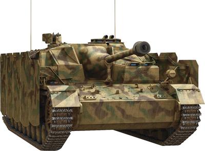 Ryfield Model German 4 Assault Gun Late Type Engine Movable Track Included Plastic Model RFM5111 1/35 Sd.Kfz.167 No.