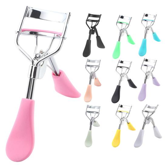 Mini Eyelash Curler with Non-slip Handle Women Precision Eye Lash Curler Natural Long Lasting Professional Beginner Lashes Curling Tools