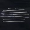 Stainless Steel Car Window Trim Strips Outer Decoration Refit 8pcs for Toyota NOAH/VOXY 2014-2017 Window Lower Sill