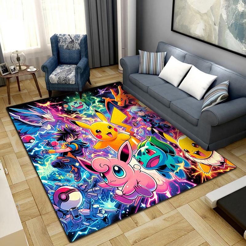 Pokemon Anime Drukas Paklājs Dzīvojamā Istaba