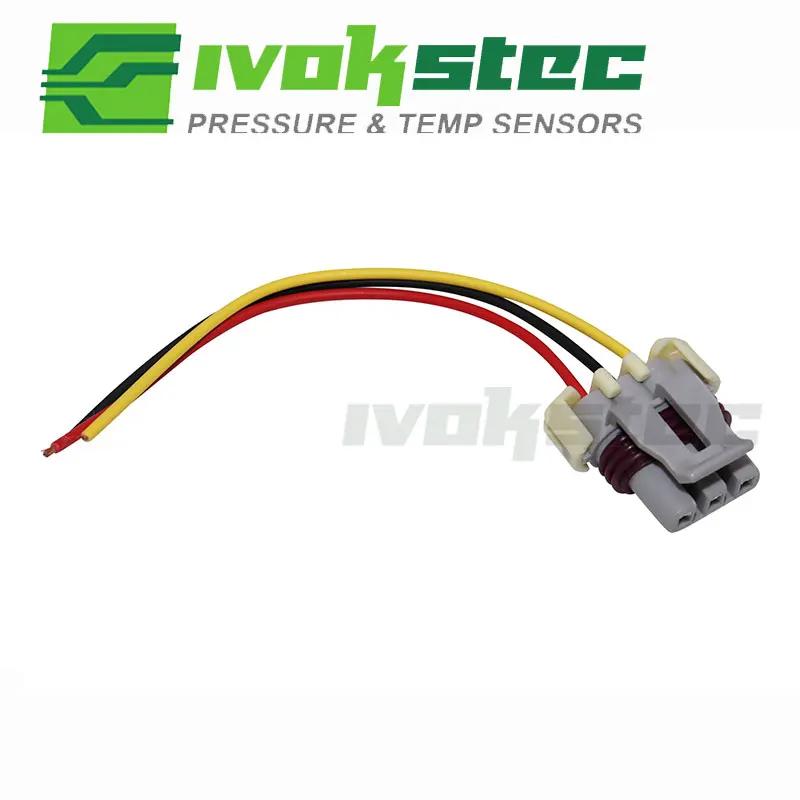 Manifold Absolute Pressure MAP Sensor&plug 16249939 For Buick Lucerne Cadillac XLR DTS STS Chevrolet Avalanche Express 3500 Connector