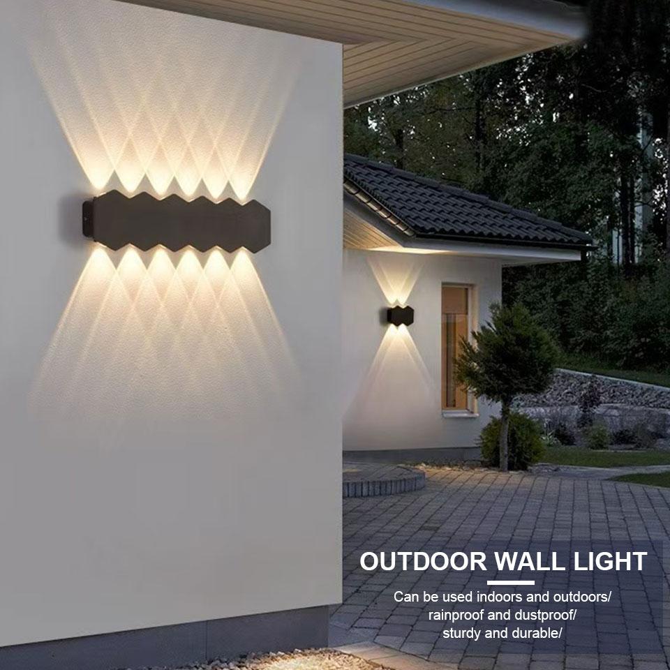 Aluminium LED Wall Light Waterproof Outdoor Indoor Lighting IP55 AC86-265V 4w 6w 8w 10w wall lamp for Garden Stair Night