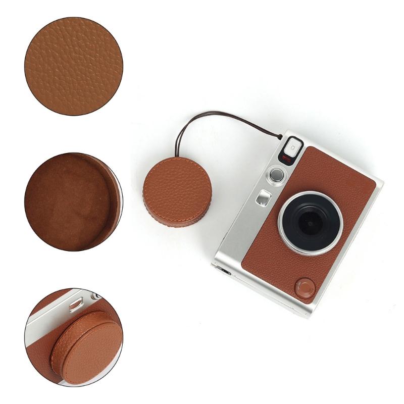 Lens Cap for Mini EVO Camera Dustproof Waterproof Lens Protector Cover Front Lens Cap Dustproof Cover with Lanyard