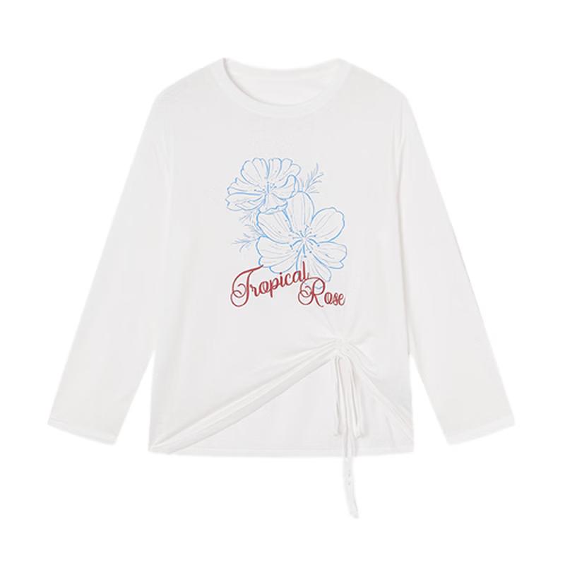 

Women s Cool Touch Thin Long Sleeve Round Neck T-shirt L