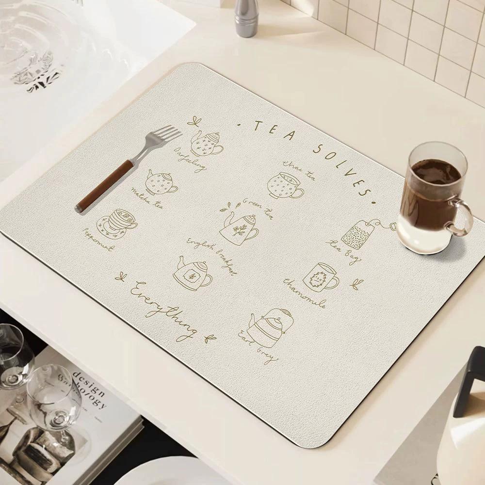 Multi-themed Placemats, Waterproof and Oil-resistant Household Table Mats, Kitchen Tabletop Decorative Mats.
