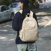 School bag female junior high school student high school student college student simple versatile large capacity backpack travel backpack