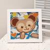 High-End Diamond Painting Diy Van Gogh Starry Sky Cat Creative Handmade Toy Table Decoration Diamond Painting With Frame