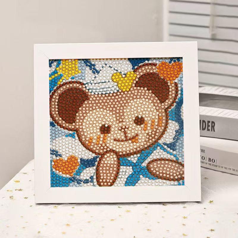 High-End Diamond Painting Diy Van Gogh Starry Sky Cat Creative Handmade Toy Table Decoration Diamond Painting With Frame
