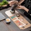 Ancient Painting Chinese Tea Towel Chinese Style Tea Mat Tea Set Accessories Tea Cloth  Tea Table