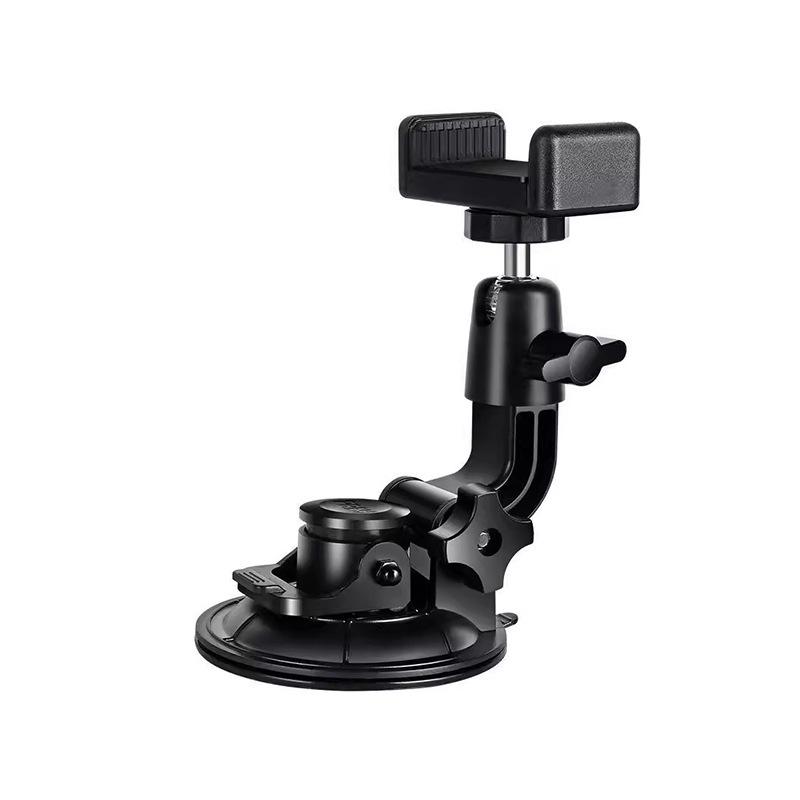 Dual-Function Car Phone Holder with Strong Suction & Adjustable Aluminum Clip
