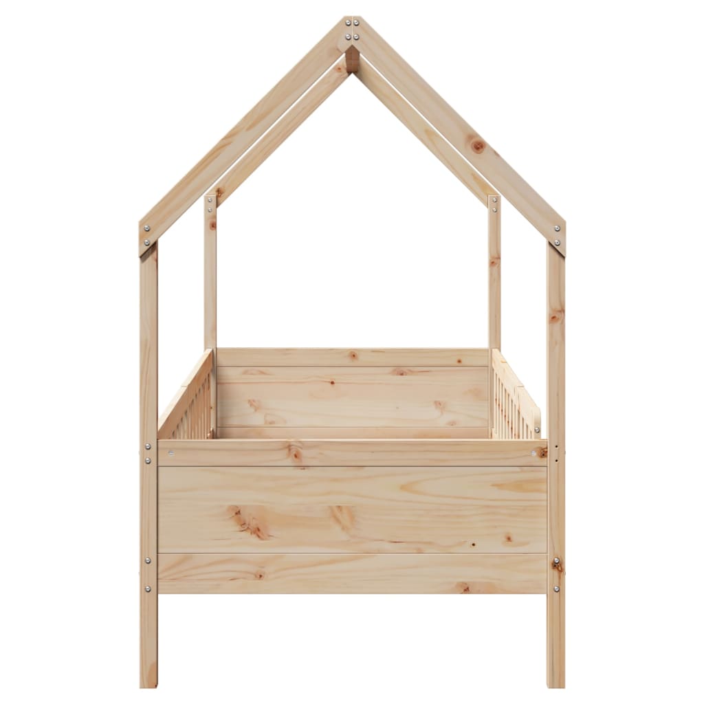 Kids Bed 90x200 Cm Solid Pine Wood