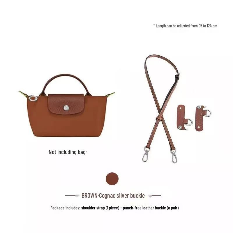 Axelrem med läderspänne för Dumplingväska - Hålfri, 0,9 cm*1,2 cm