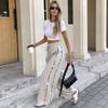 2025 New Style Women's Patchwork Lace-up Casual Pants for Women