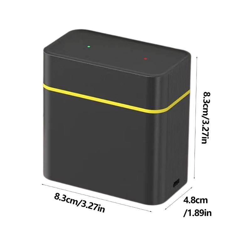 Two Slot D Size Battery Charging Box With Intelligent Flip Cover Design And Safety Protections