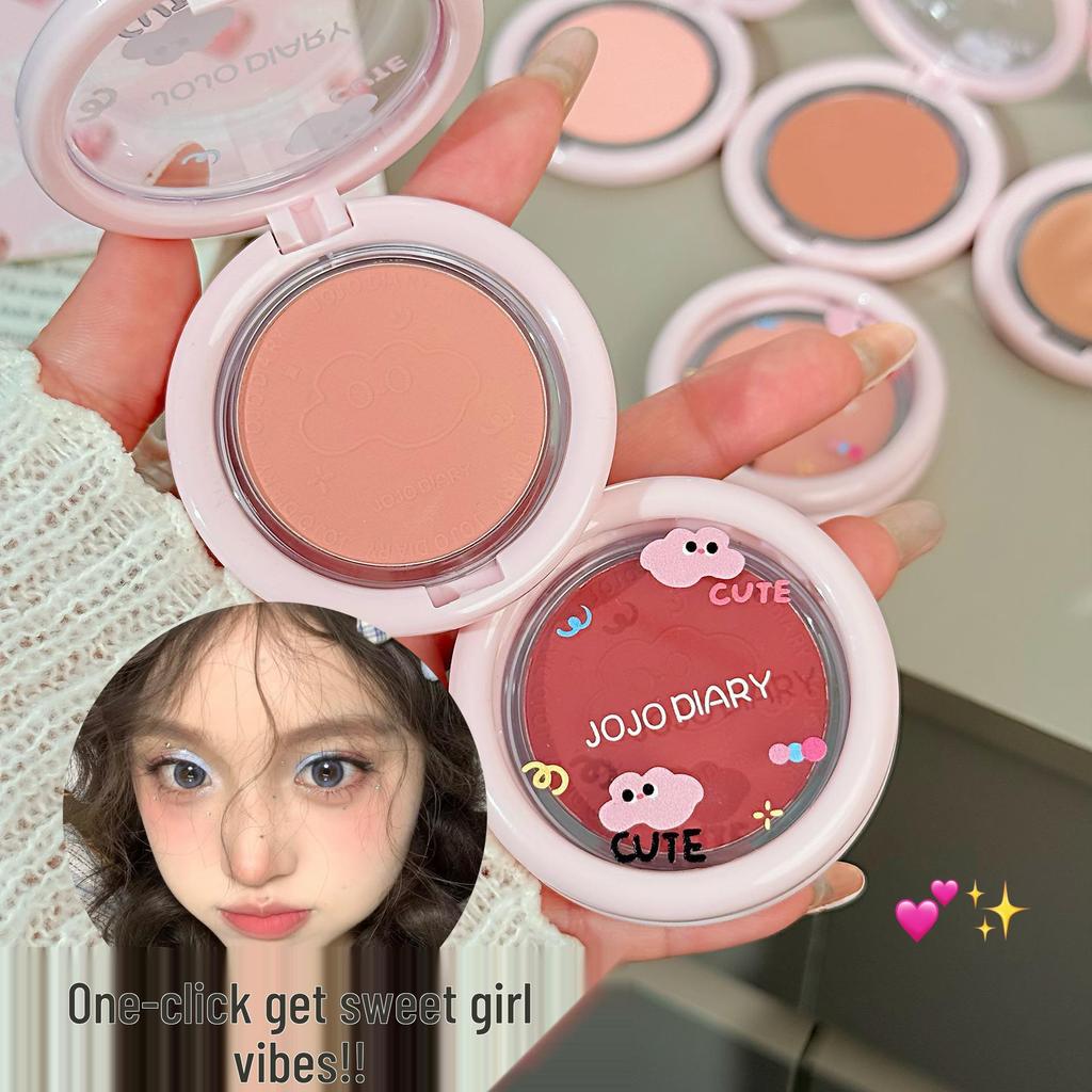 JiuJiu Diary Cloud Soft Matte Blush - Tender Pink Natural Enhancer