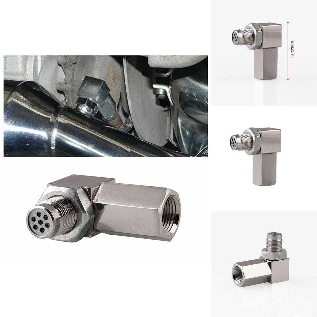 Ideal Gift 90 Sensor Spacer Engine Light Cel Check Bung Mini Catalytic Converter For Car Enthusiasts