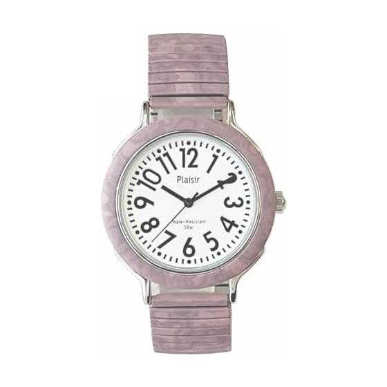 

Plaisir Plaisir NTK-305 Nickel Free Bellows Watch Pink