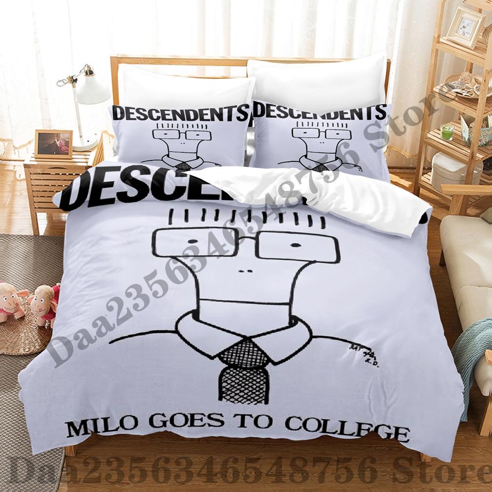 

Comforter Punk Rock Band Descendents Bedding Set Single Twin Full Queen King Size Bed Set Adult Kid Bedroom Duvet Sets Anime Bed Comforter (quilt)-EU Single(135*200cm)3pcs