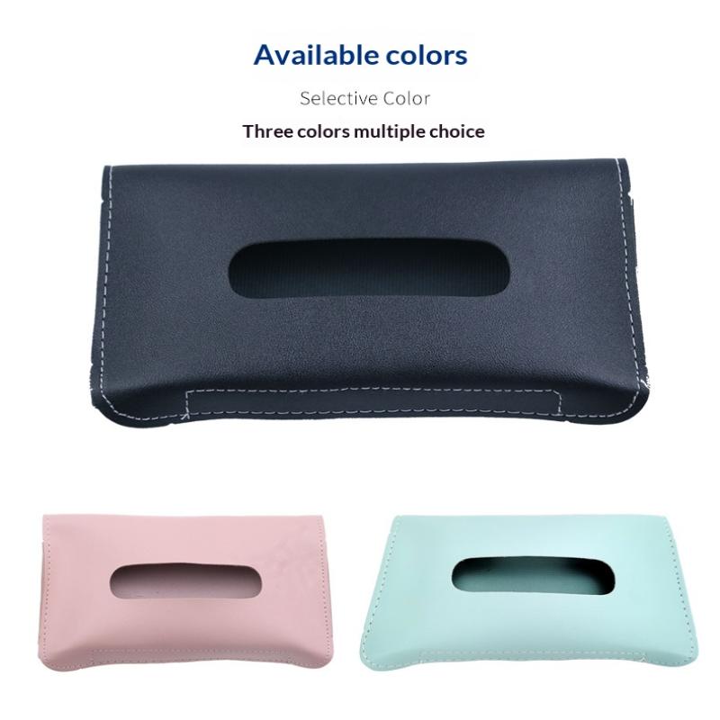 Car Tissue Box 1Pc Sun Visor Towel Holder Auto Interior Storage Organizer for Fast Napkin Access While Driving