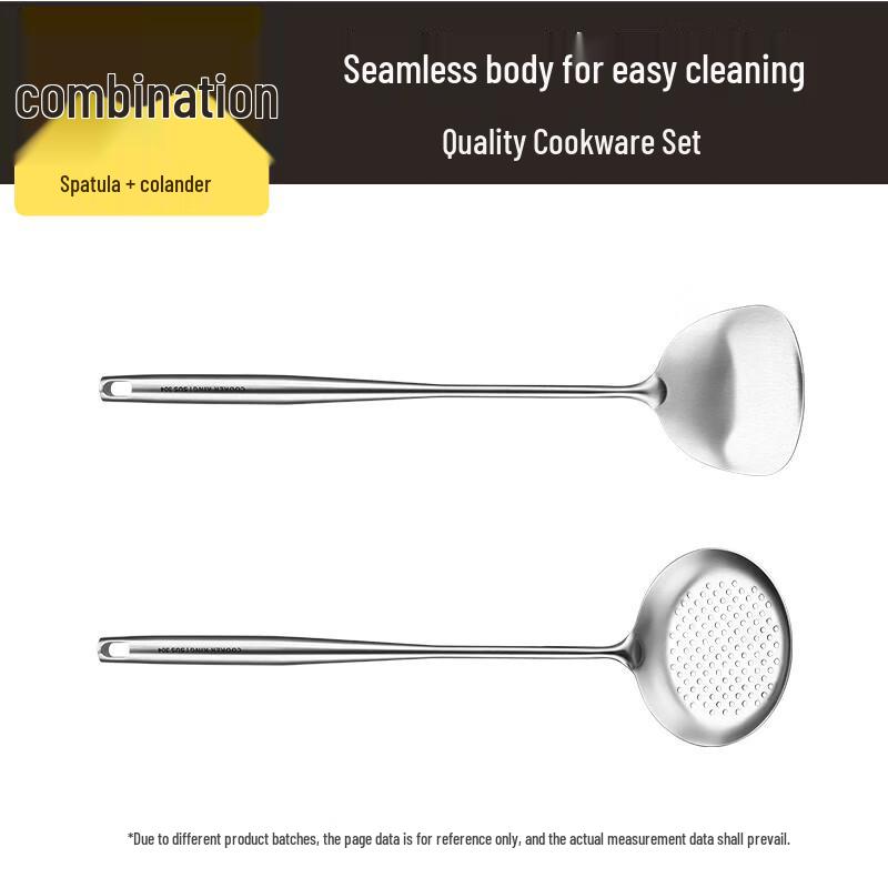 Cooker King 304 Stainless Steel Spatula & Ladle Set