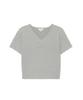 COVERNAT WOMAN Hairy Half Knit Light Gray