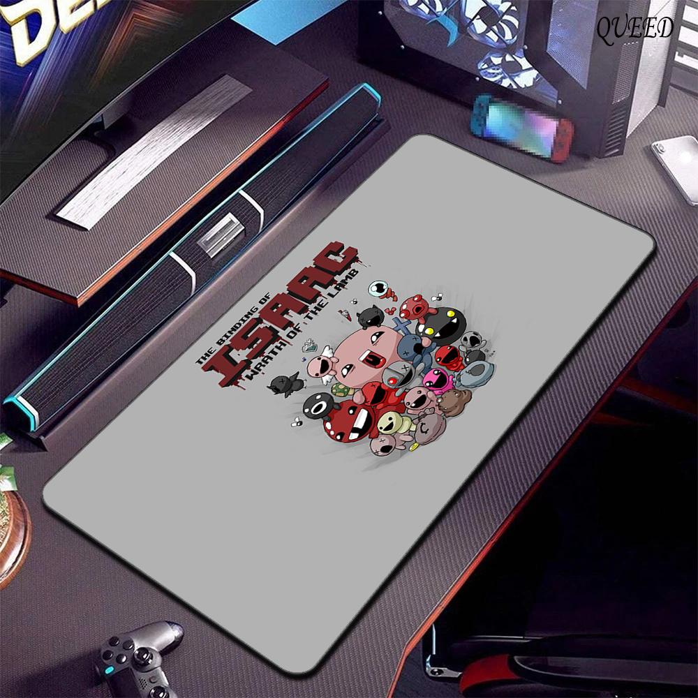 HD Print Rubber Non-slip Playmat Laptop Office Desk Mat Xxl Gaming Keyboard Mouse Pad The Binding Of Isaac Mausepads Accessories