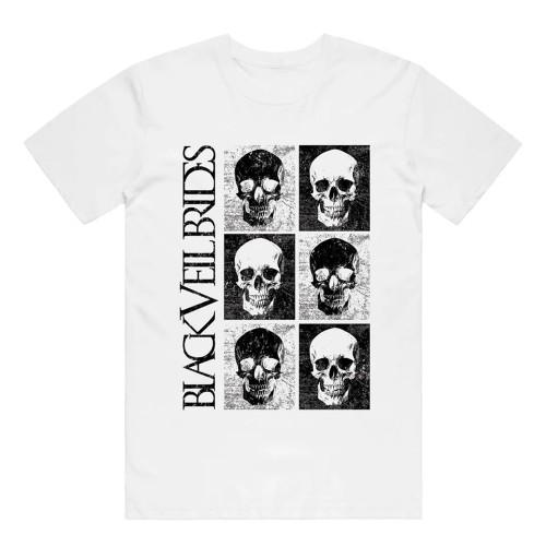 Black Veil Brides Unisex Adult Skulls Back Print T-Shirt