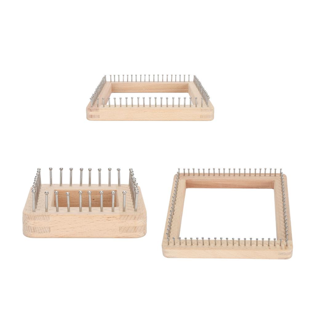 Holzstricken Professionelles handgefertigtes Strickbrett zum Weben von Mützen, Schals und Schals für Kinder