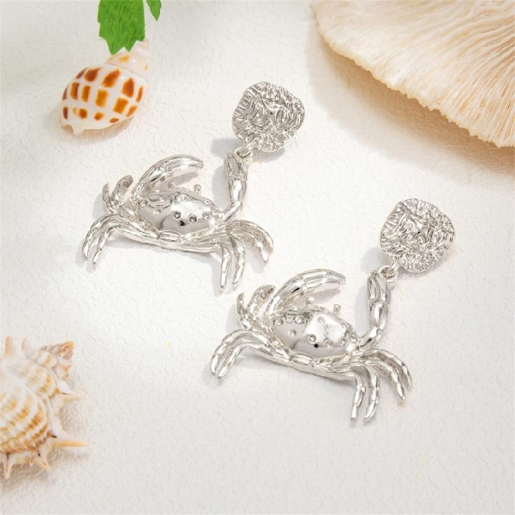 Fashionable Sea Style Earrings Crab/Lobster Ear Accessories For Girls Handmade Statement Jewelry