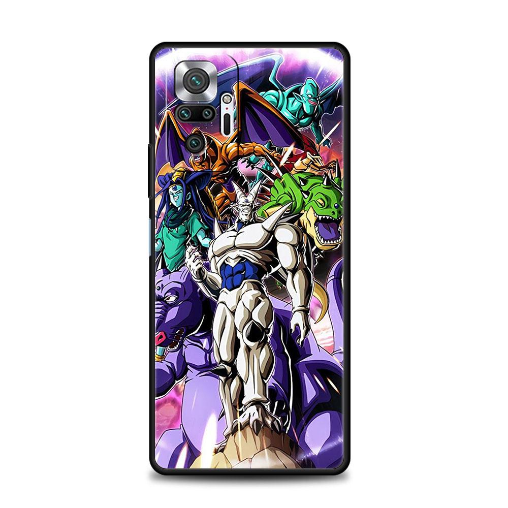 Handyhülle für Xiaomi Redmi 9C 9 K40 9A 10 Note 9S 9 10 8 11 Pro Plus 7 8T 9T 11T 11E 5G Handy Coque Mächtige Dragonballs