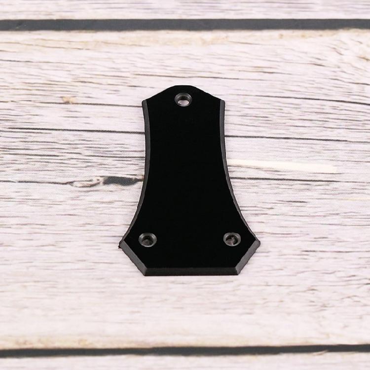 Bullnose Shaped Guitar Trusses Rod Cover Plate 3 Holes Guitar Replacement Accessory No Screws Center Hole Distance 50mm