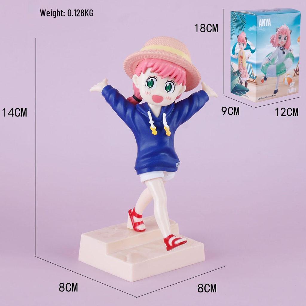 Spy x Family Kimono Anya Anime Figur Schreibtisch-Ornament