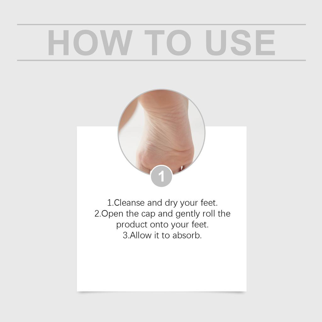 Moisturizing Foot Roll- Serum, Foot Care Serum, Soft And Crack-free Feet,,50ml