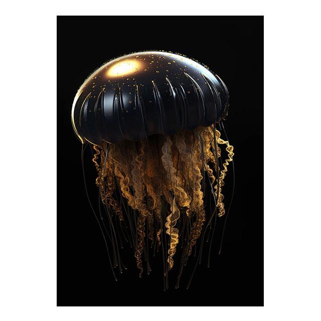 

Реалистичные принты с портретами животных в черном и золотом цвете, плакат, холст, крутые современные картины для стен, гостиная, спальня, домашний декор 21x30cm No Framed