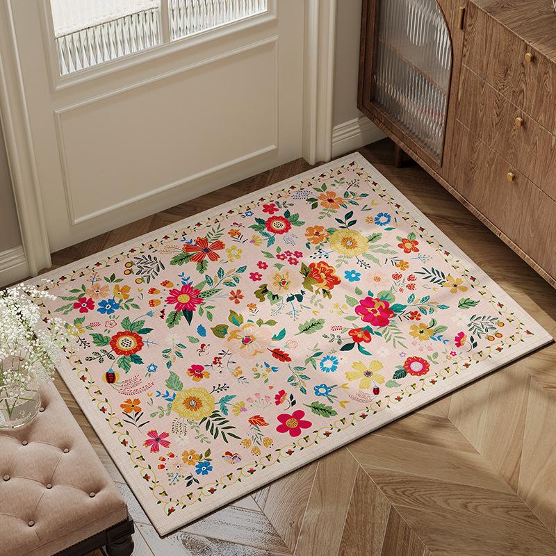 

Маленький свежий коврик для входной двери, нескользящий и грязный коврик для входной двери виллы 80x100cm