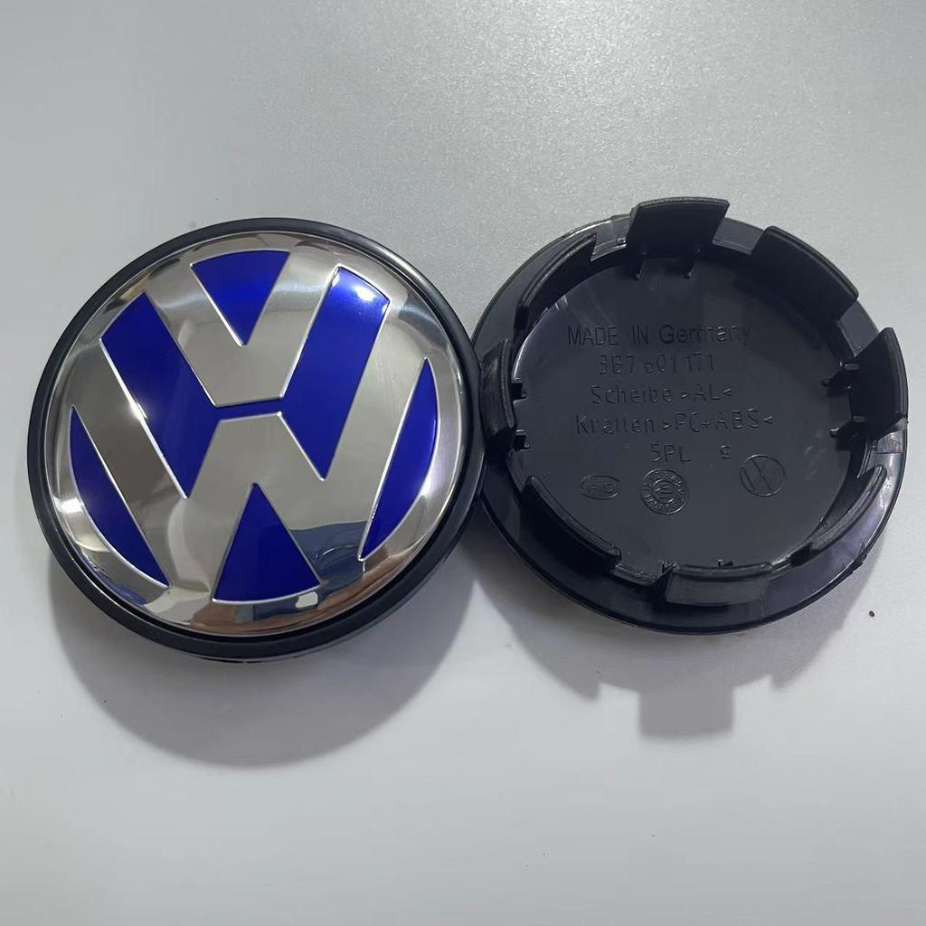 Volkswagen R GTI Radkappen-Emblem - Wolfsburg Mittelkappe für Magotan, Touran, Sagitar