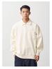 Autumn/Winter Long Sleeve Loose Fit Lapel Hoodie Pullover Casual Polo Shirt.
